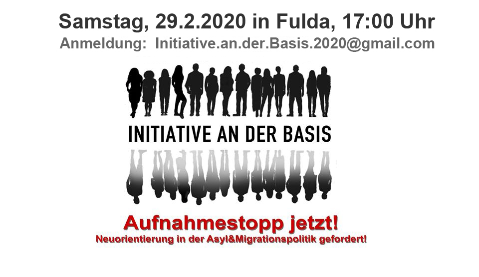Initiative an der Basis -Veranstaltung 29.2.2020 FULDA